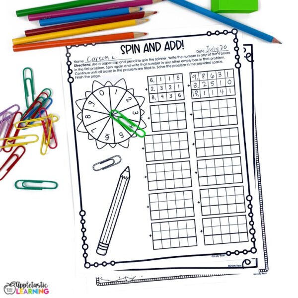 3rd Grade Summer Packet - 10 Fun Things to Include - Appletastic Learning