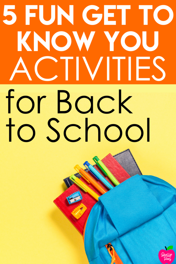 get to know your students activities 