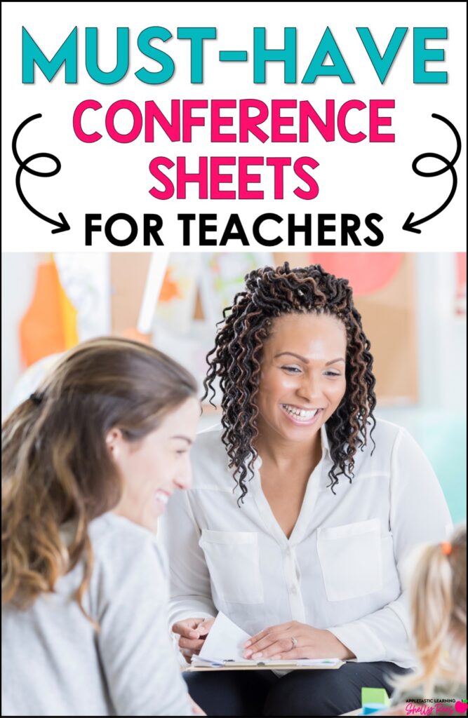 Conference Sheets for Teachers