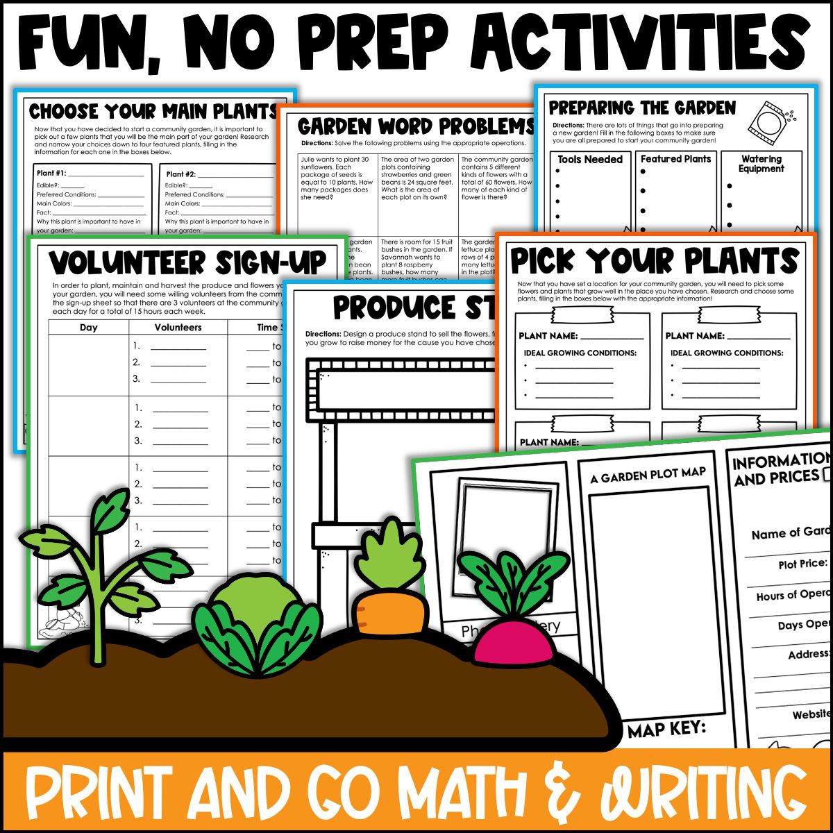 Plan a Community Garden Project Based Learning Activities - Image 5