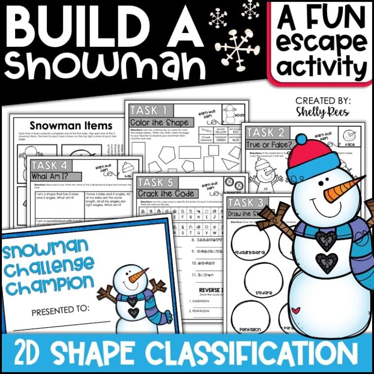 Winter Math Escape