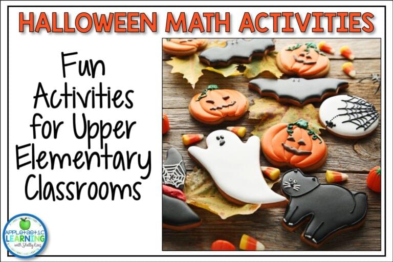 Halloween math activities for the upper elementary classroom