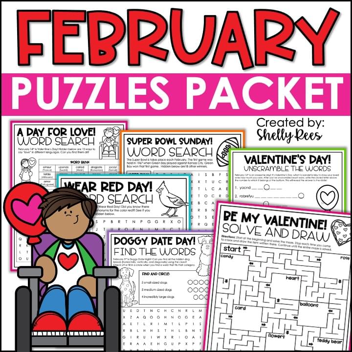 Valentine's Day Word Search